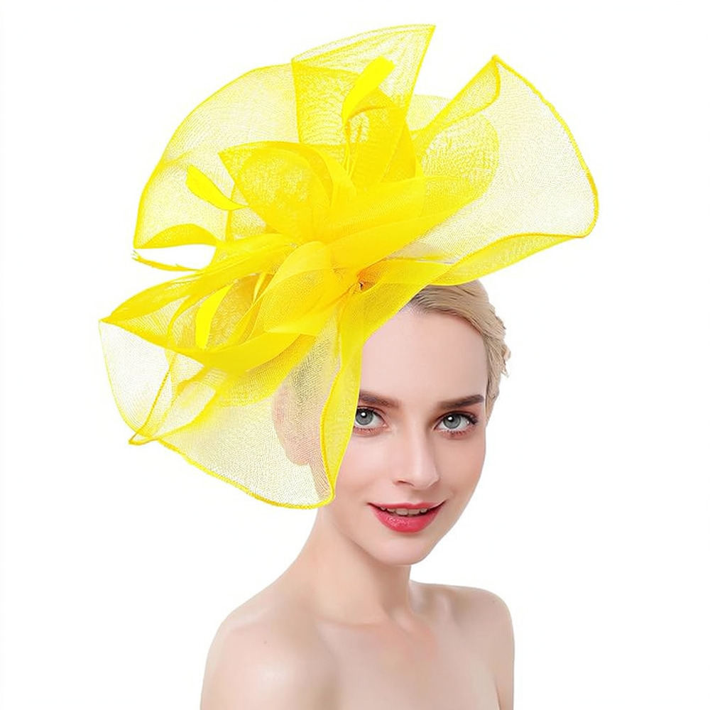 Retro Mesh Feather Fascinator  - đánh giá và giá Women'S Fashion Kentucky Derby