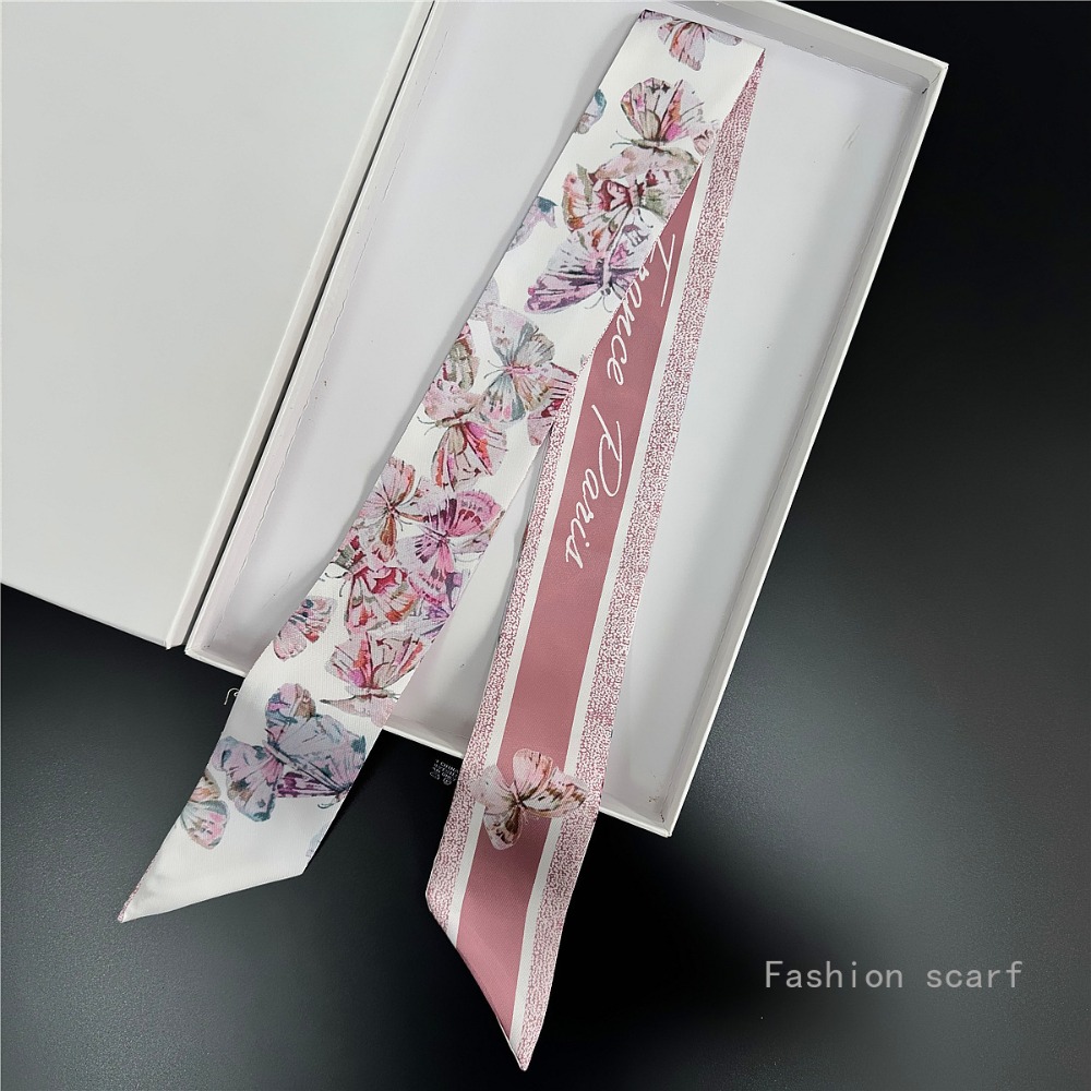 Lightweight Floral Scarf Women - đánh giá và giá Women Fashion Necktie