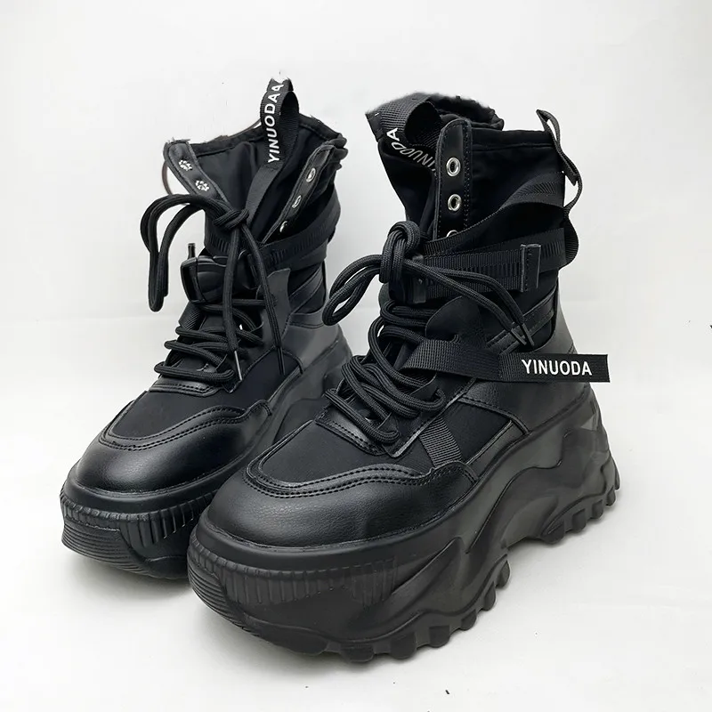 Autumn Winter Platform Boots W - đánh giá và giá Women'S Fashion Korea