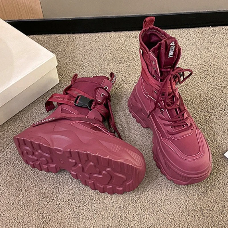 Autumn Winter Platform Boots W - đánh giá và giá Women'S Fashion Korea