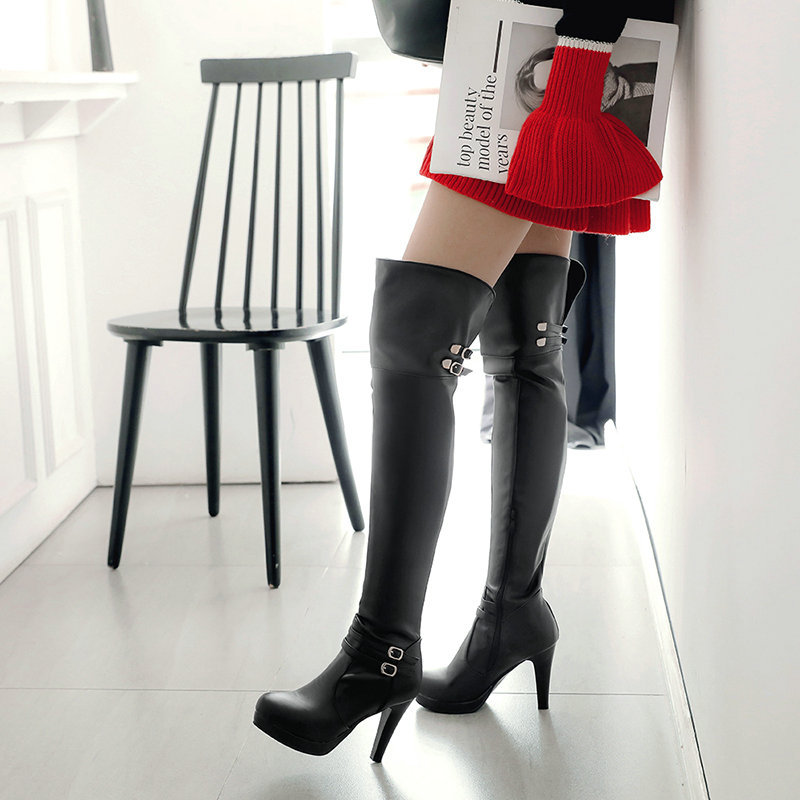Sweet Chunky Heel Over The Kne - đánh giá và giá Women'S Fashion Knee High Boots